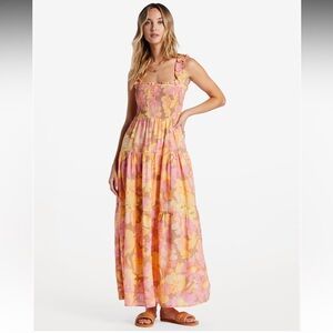 Billabong S Feelin Fine floral maxi dress